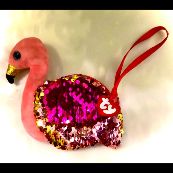 Ty Other - TY Pink Flamingo Change Purse